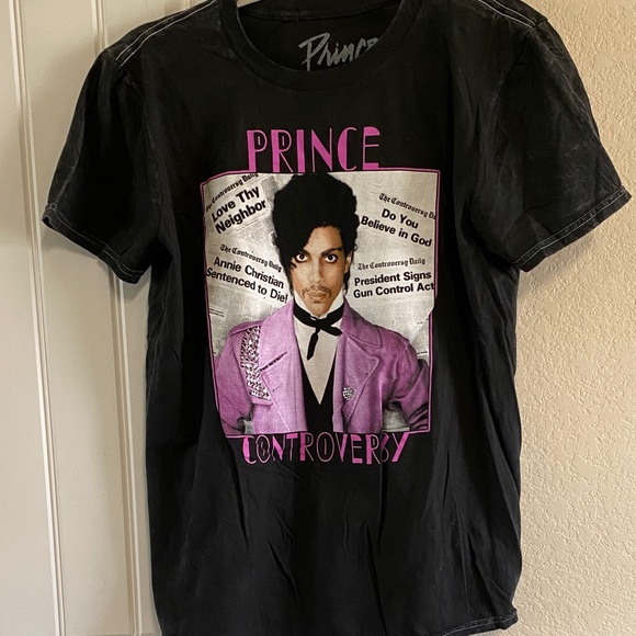 Prince Tops - Prince Black and Pink Graphic Tee